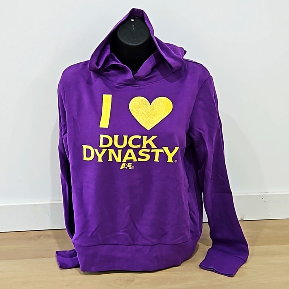 NEW! Ladies Small Duck Dynasty Purple Hoodie